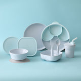 Healthy Meal Set - Divider Plate (Aqua/Aqua)