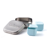 GrowBento Lunch Set (Chrome/Aqua)