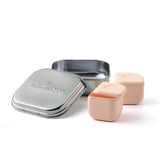 GrowBento Lunch Set (Chrome/Peach)