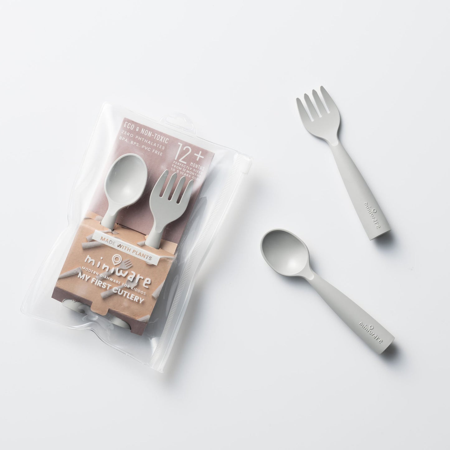 My First Cutlery (Grey)