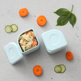 GrowBento Lunch Set (Chrome/Aqua)