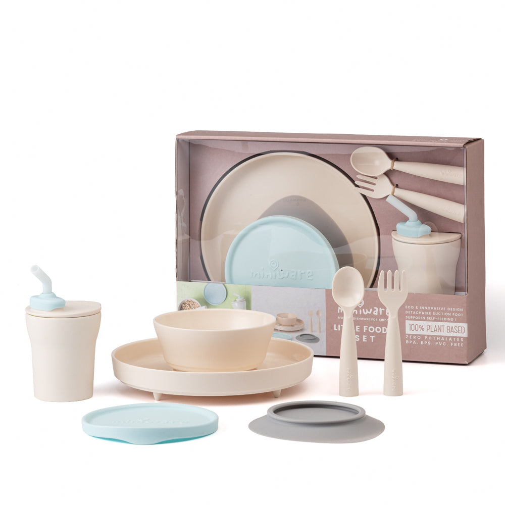 Little Foodie Set (Vanilla/Aqua)