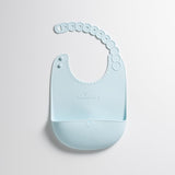 Roll & Lock silicone Bib (Aqua)