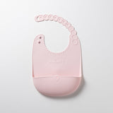 Roll & Lock silicone Bib (Cotton Candy)