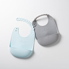 Roll & Lock Silikon Lätzchen - Doppelpack