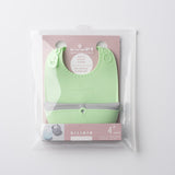 Roll & Lock Bib - 2 Pack (Grey/Keylime)