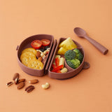 Fold & Scoop - plate + spoon (Pistachio/Pistachio)