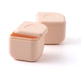 Silipods matbehållare 2-pack (Peach)