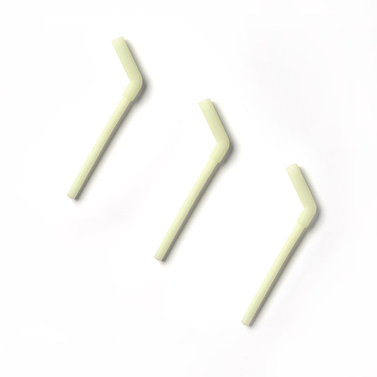 Silicone Straw 3 Pack Set (Keylime)