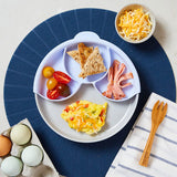 Healthy Meal Set barntallrik (Vanilla/Lavender)