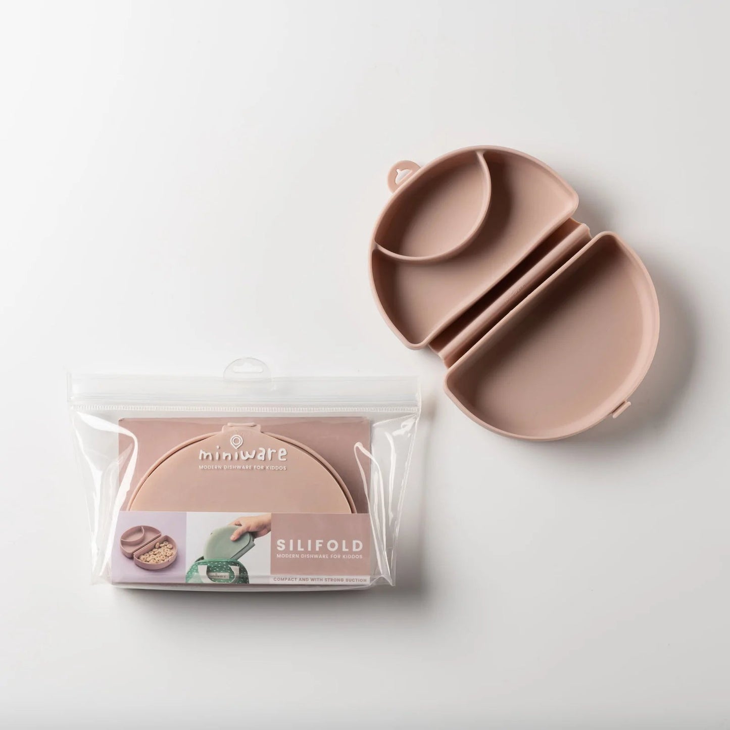 Silifold - kompaktes Mahlzeiten-Set (Pink Salt)